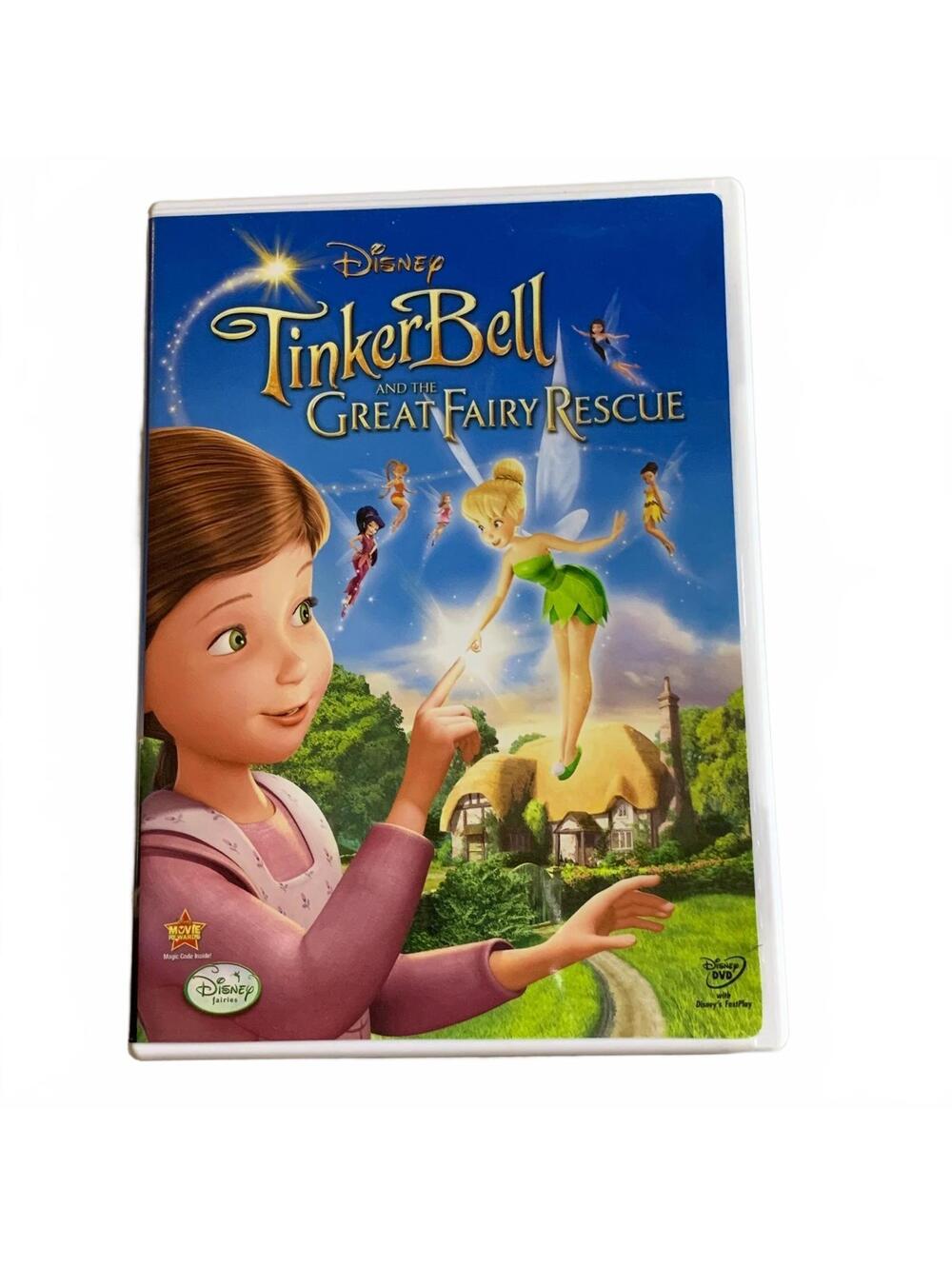 Disney Tinker Bell and the Great Fairy Rescue DVD 2010 1-Disc Slipcover